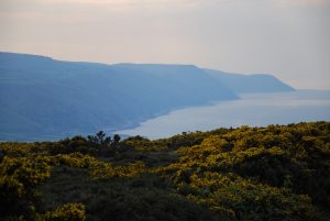 View from Selworhy Beacon towards Porlock