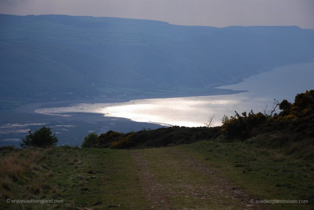 Blick auf die Bucht von Porlock vom Selworthy Beacon