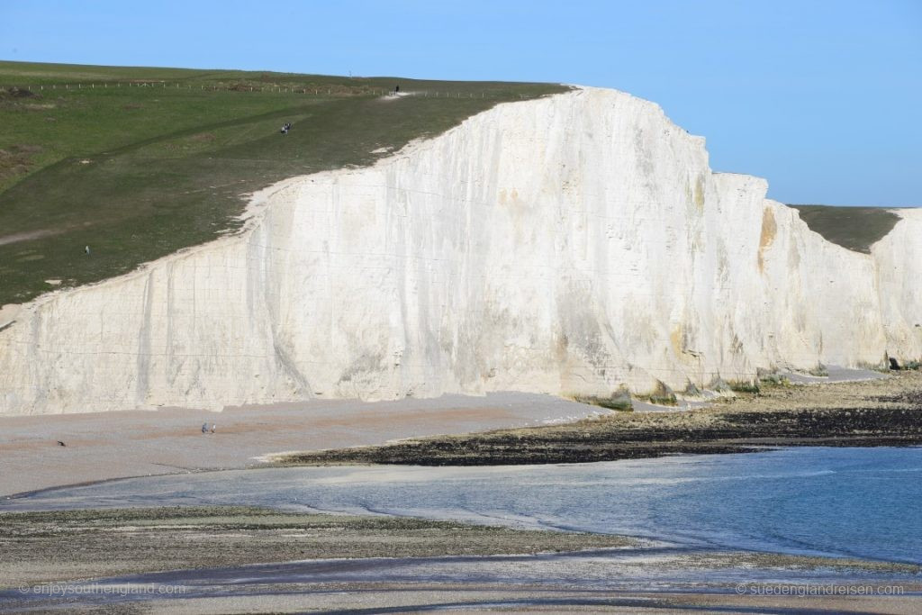 The impressive white chalk cliffs of the Seven Sisters (East Sussex)
