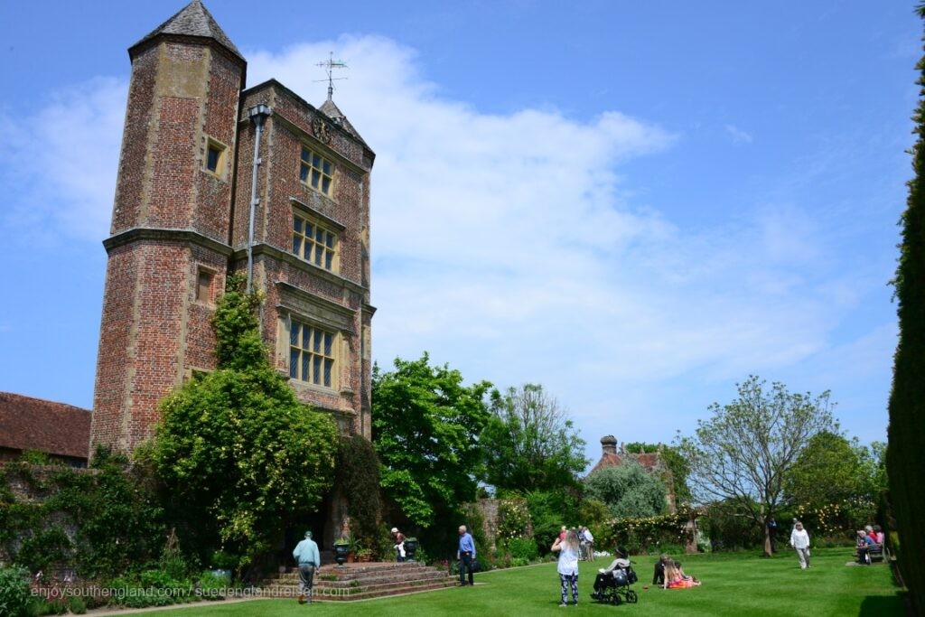 Ein ziemlich stark besuchter Garten: Sissinghurst Castle in Kent
