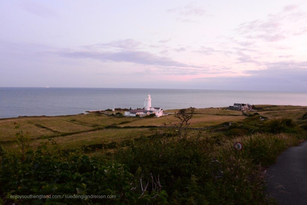 St. Catherine's Lighthouse (Isle of Wight) am Abend