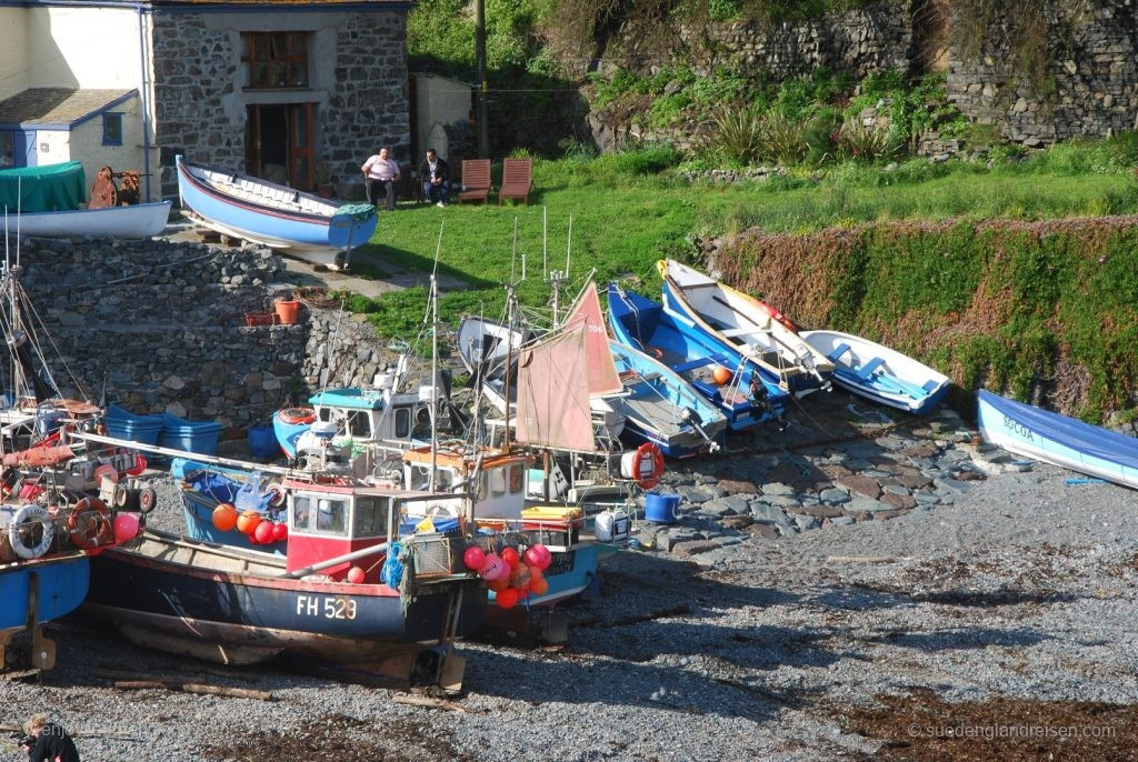 Fischerboote in Cadgwith