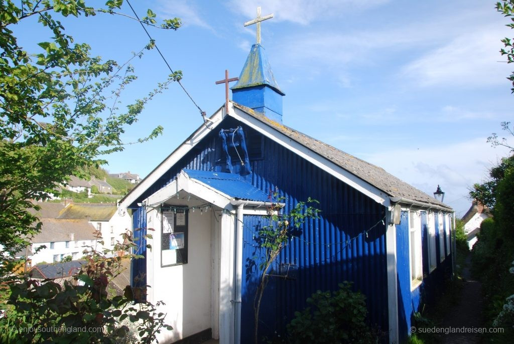 Die Kirche von Cadgwith - aus Wellblech!