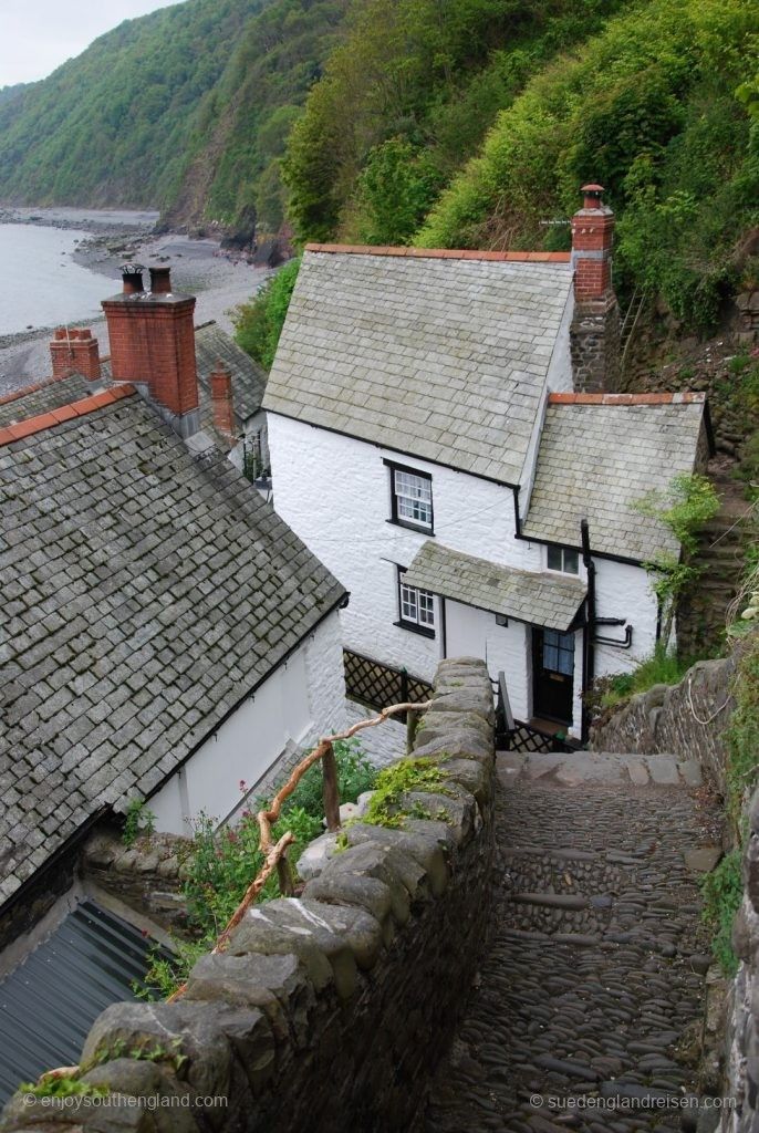 Der Weg hinunter zum Hafen von Clovelly