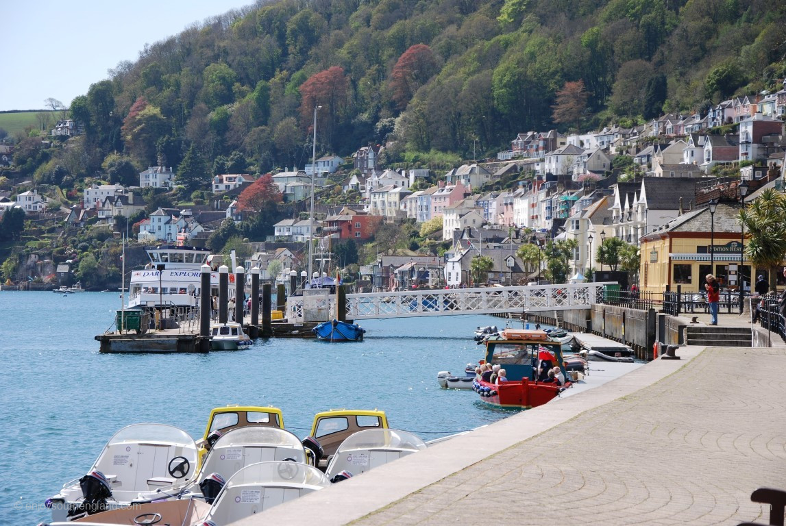 Uferpromenade in Dartmouth - hier startet die Tour