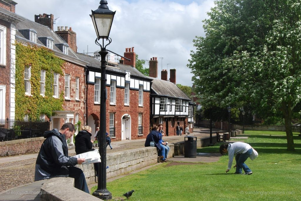 Cathedral Close in Exeter