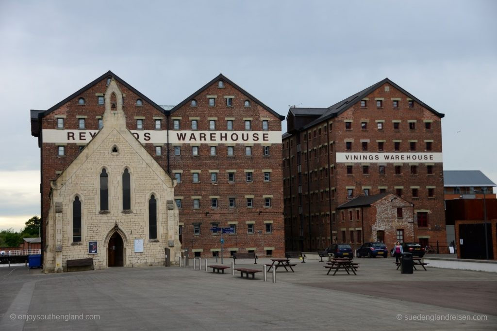 Gloucester Docks - der bereits renovierte Teil