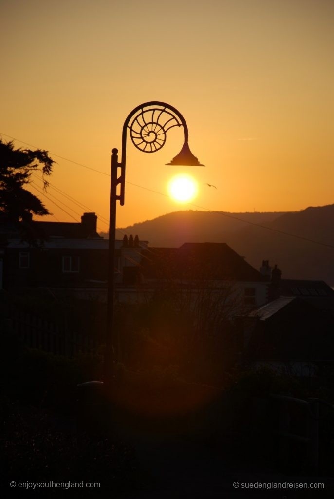 Sonnenaufgang in Lyme Regis