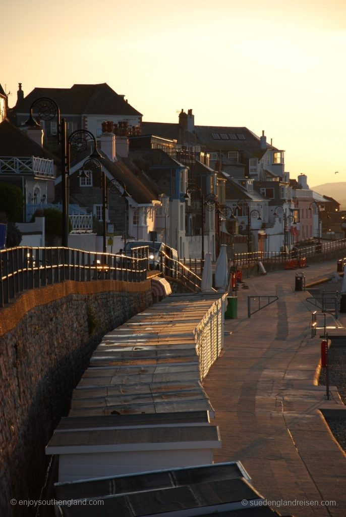 Lyme Regis im frühen Morgenlicht