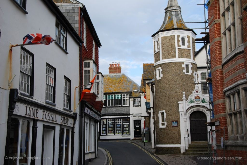 Lyme Regis - die sehr enge Altstadt