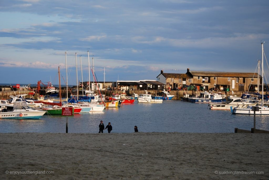 Lyme Regis - der Hafen