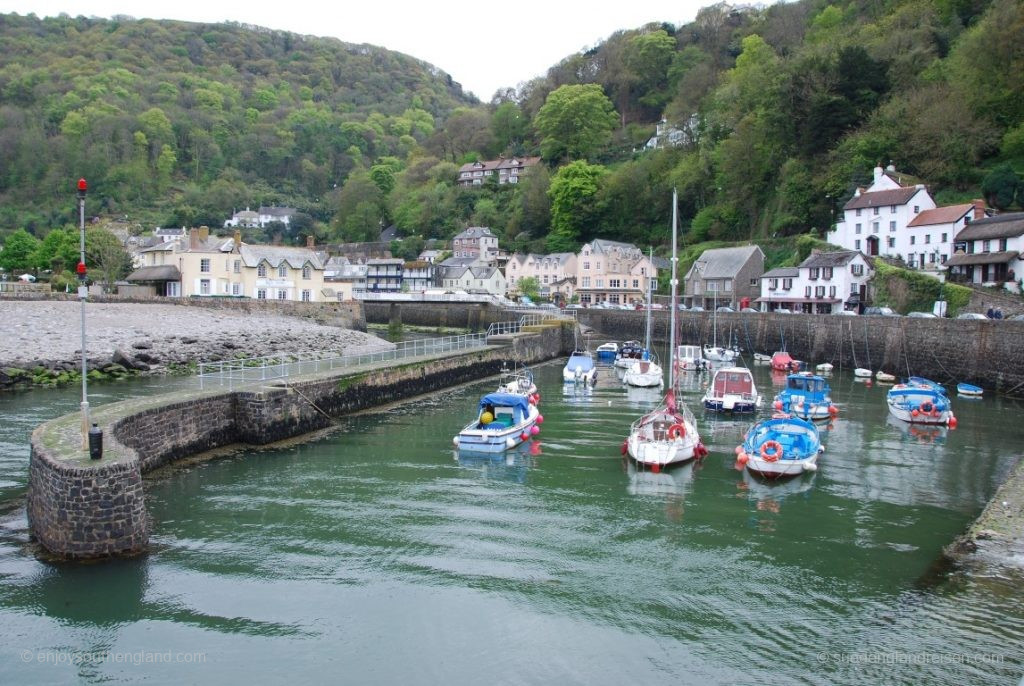 Die Marina von Lynmouth