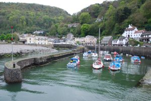 Die Marina von Lynmouth