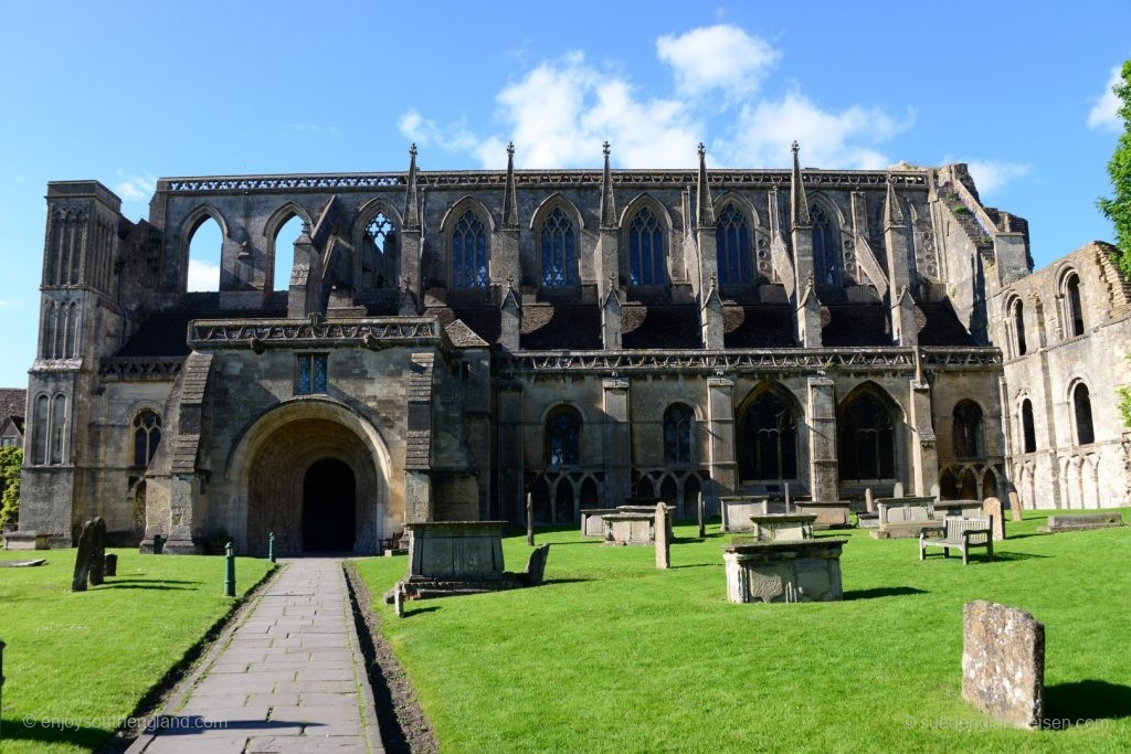 Malmesbury with his Abbey and Garden, Wiltshire, England