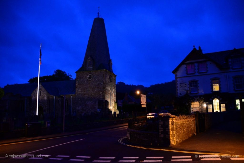 Porlock bei Nacht