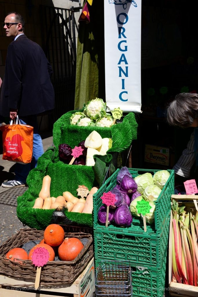 Der Farmers Markt in Stroud in den Cotswolds