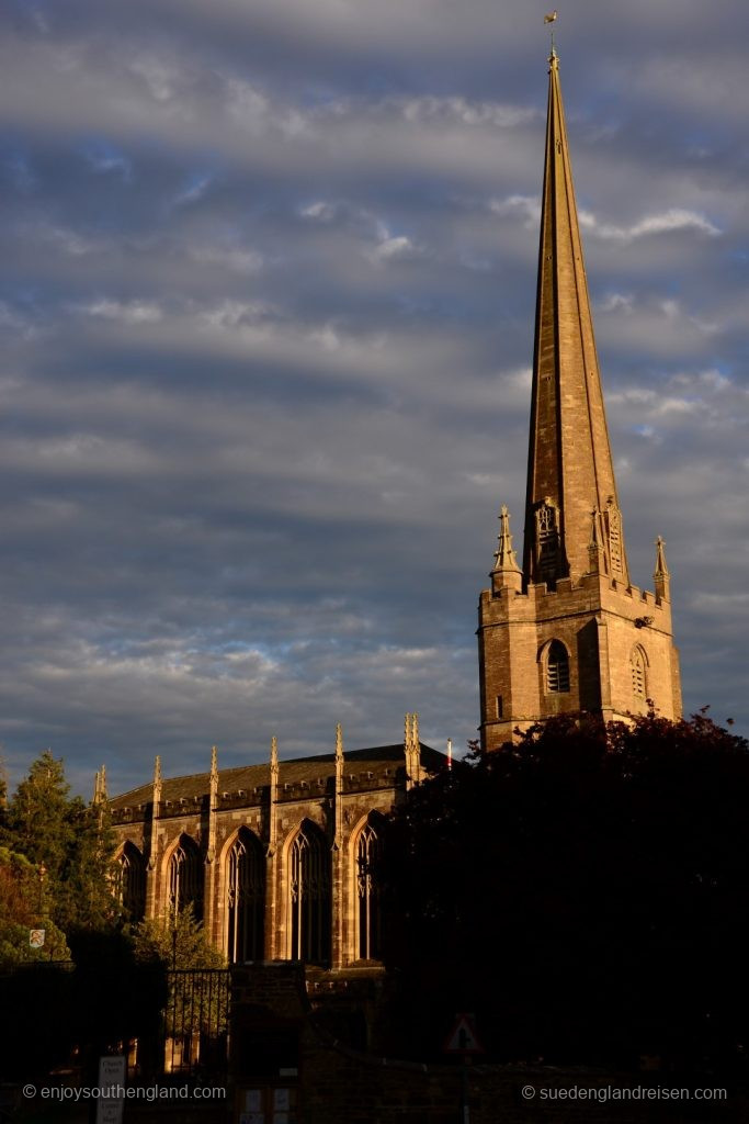 Die Kirche von Tetbury im schönsten Abendlicht