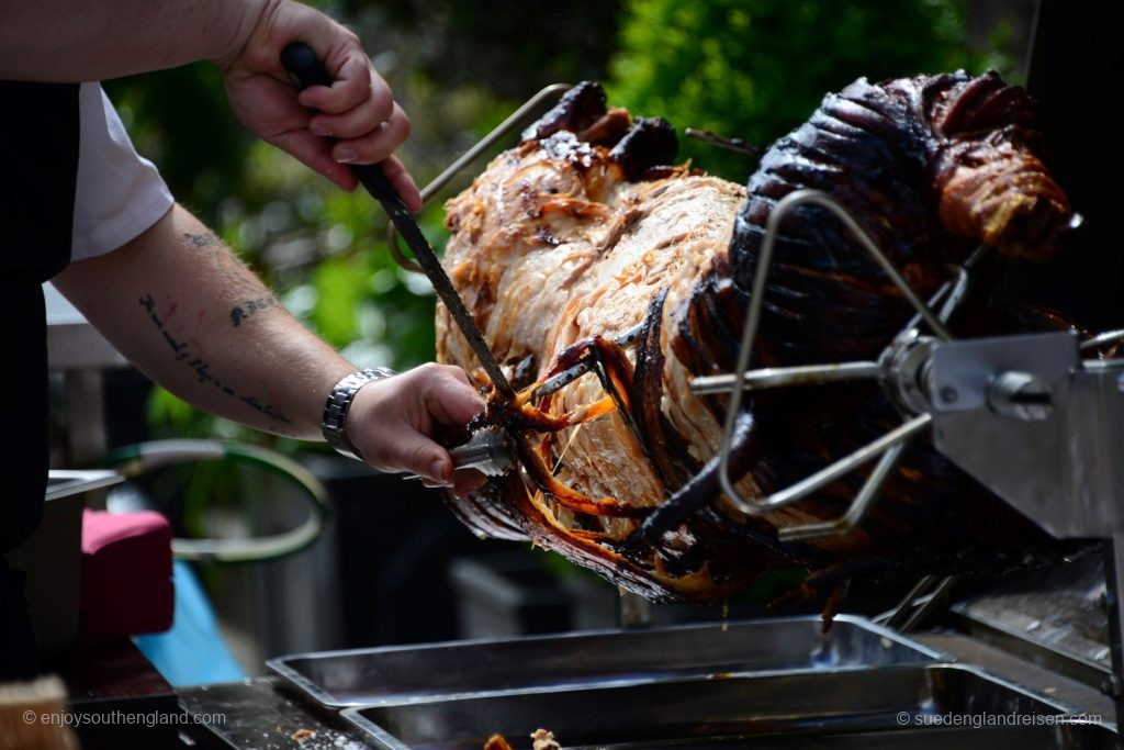 Frisch gegrillt schmeckt die Sau am Besten!