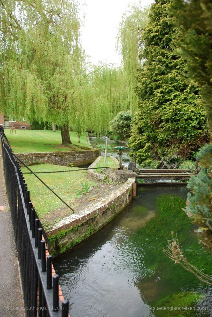 Winchester an einem regnerischen Tag - Abbey Garden