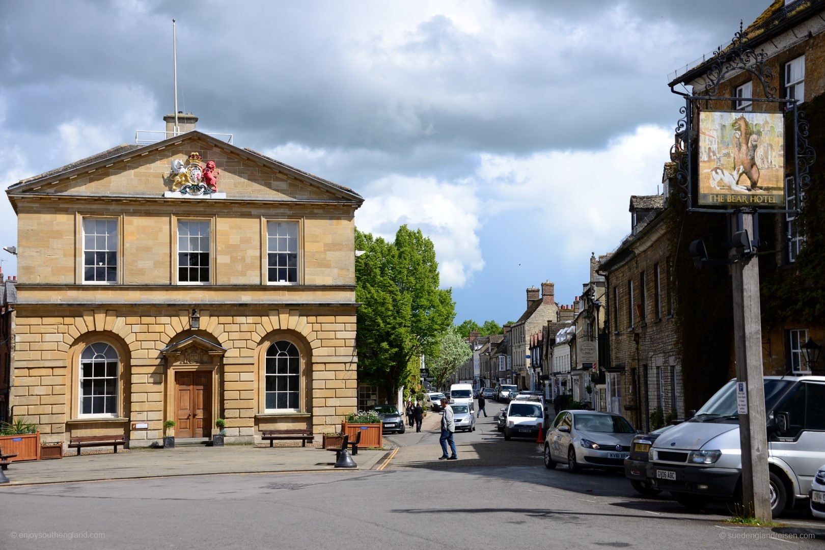 Woodstock, eine liebe Kleinstadt in Oxfordshire