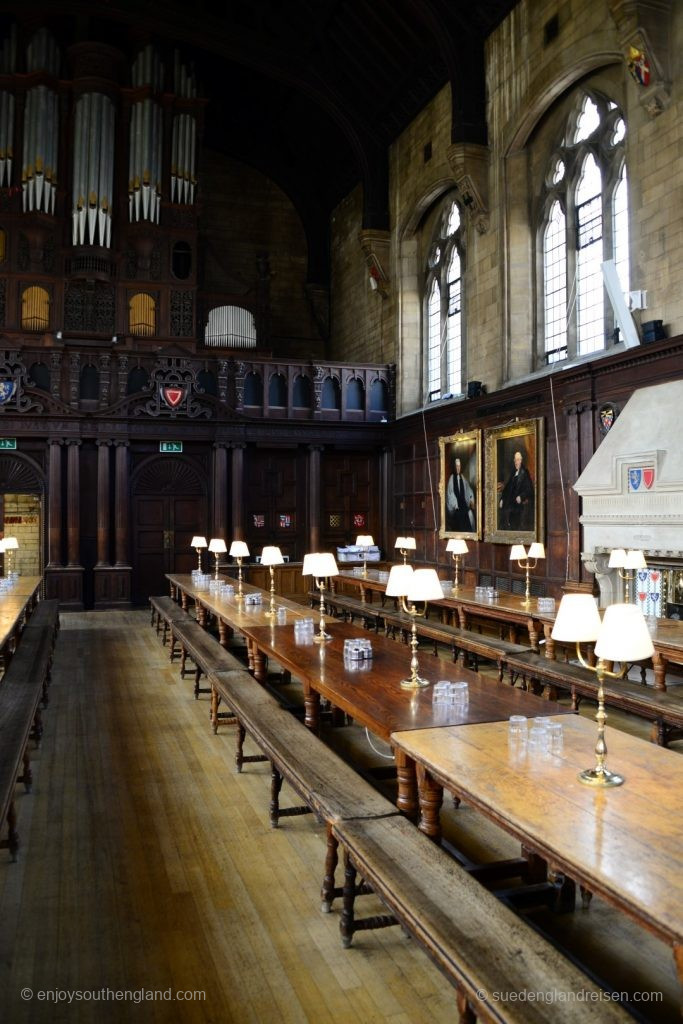 Oxford - Harry Potter Dining Room in a College (Oxfordshire)