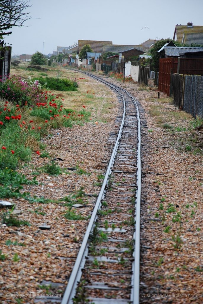 Romney, Hythe & Dymchurch Railway - südliche Strecke von Dungeness
