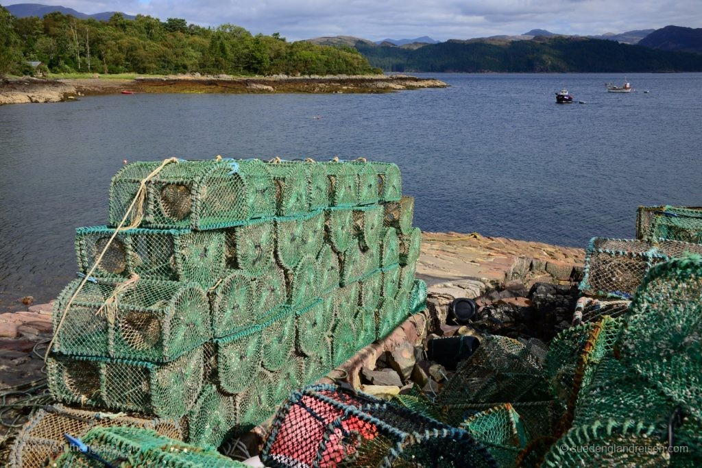 Plockton is a still an active fishing village.