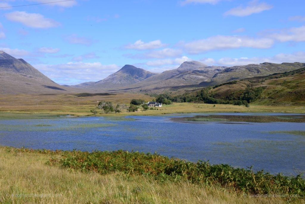 along the road in Scotland