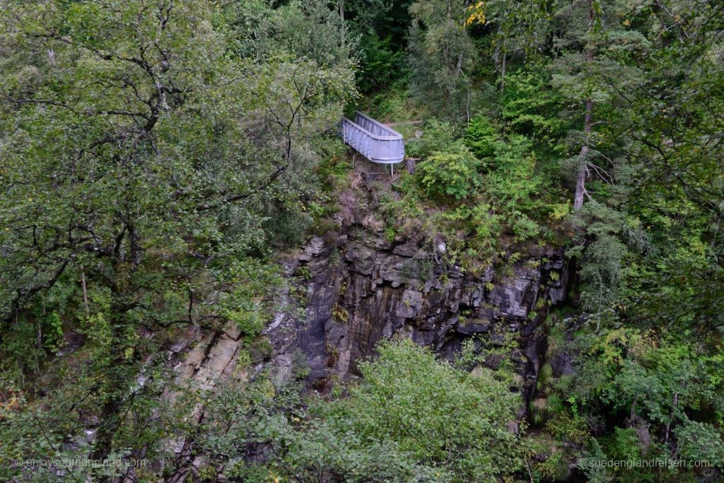 Blick in die Corrieshalloch Gorge