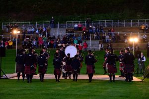 Die Zuschauermassen des Highland Evenings halten sich jedoch in Grenzen.