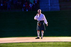 Auf dem Highland Evening in Pitlochry