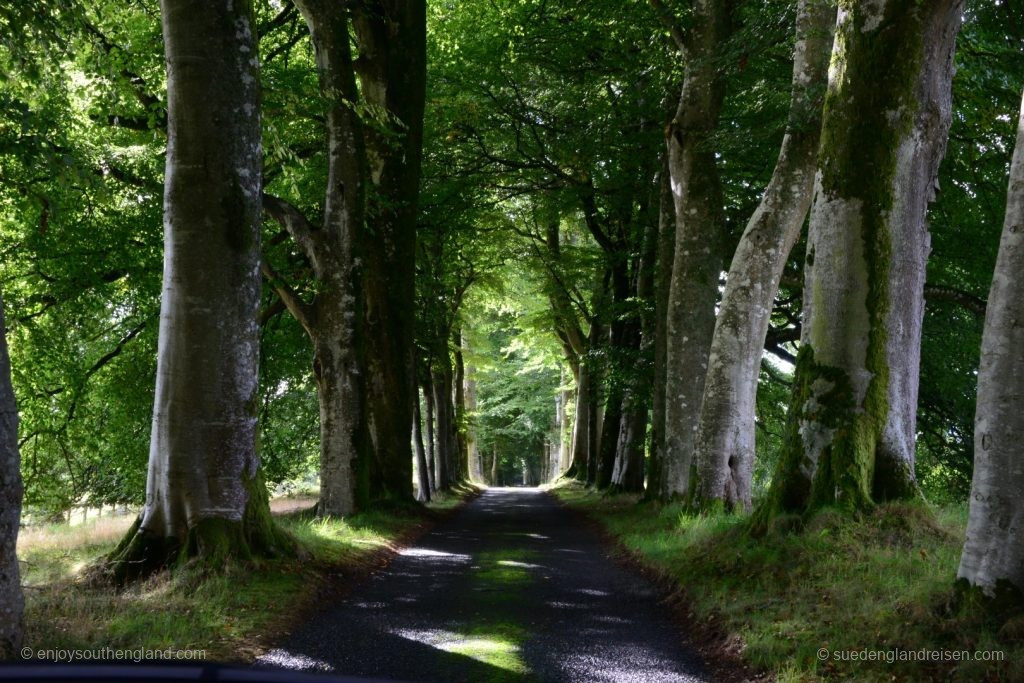 Entrance to Drummond Castle Gardens