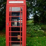 Typisch britisch: Telefonzelle in Moulin
