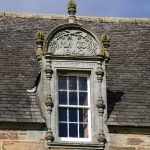 Dachdetail von Castle Menzies