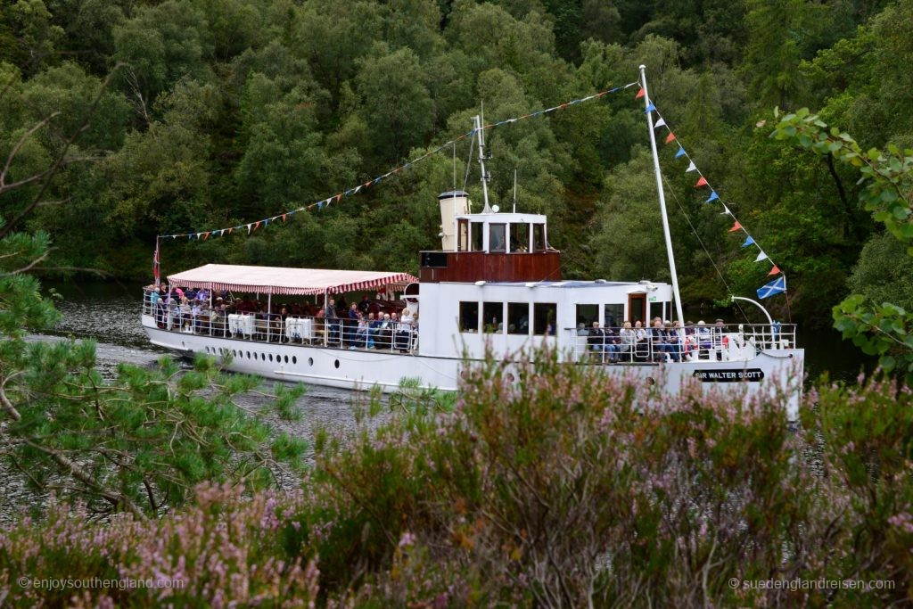 Die Sir Walter Scott auf dem Loch Katrine