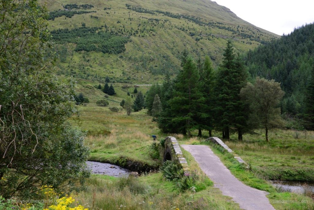 Die Butter Bridge im Loch Lomond and the Trossachs National Park