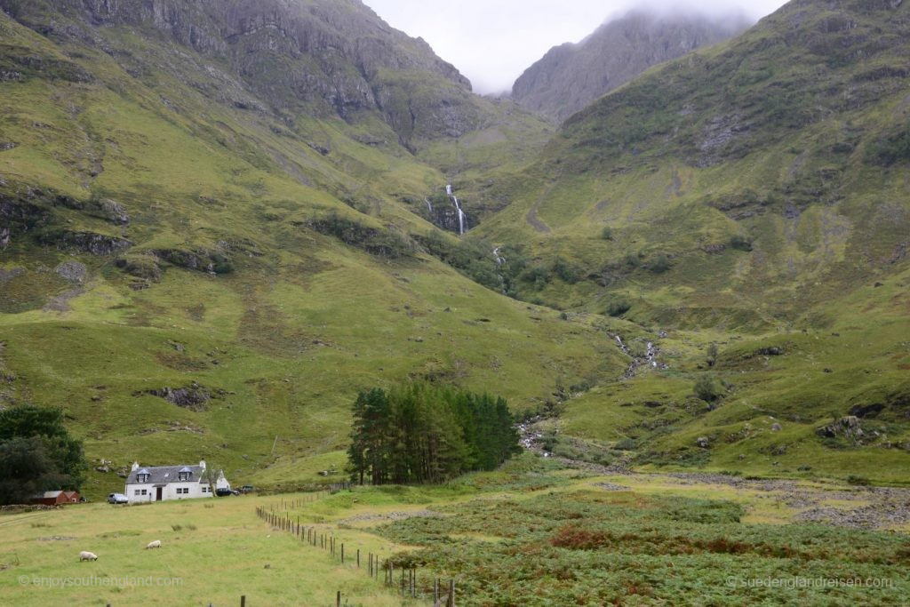 in the Glencoe - an atmosphere like on 1,700 metres above sea level in the Alps