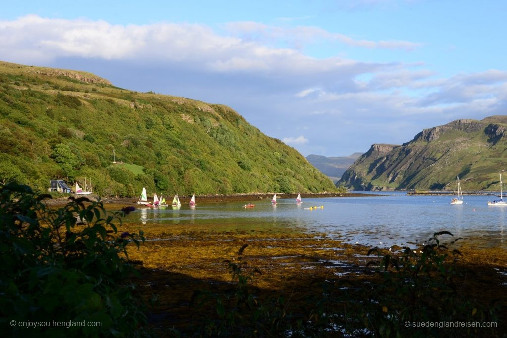 In Portree on the Isle of Skye