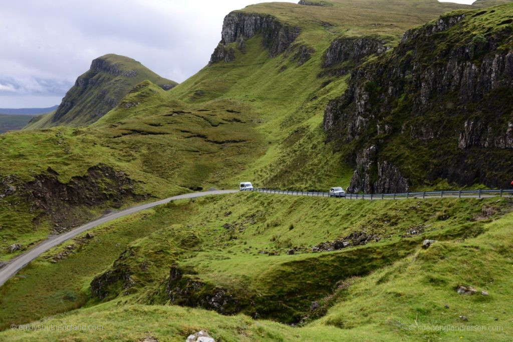 Pass road to Uig on the Isle of Skye