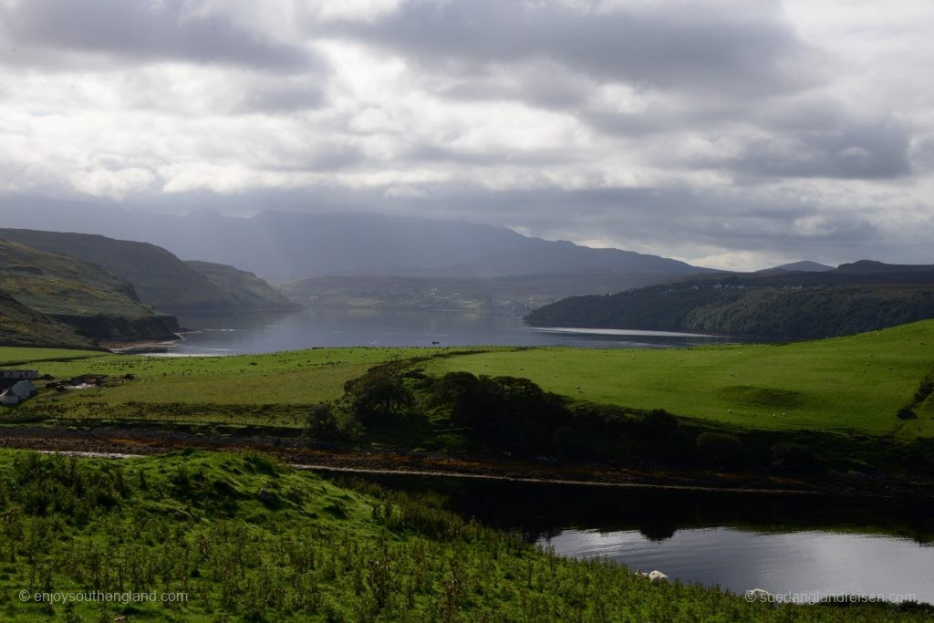 On the road on the Isle of Skye