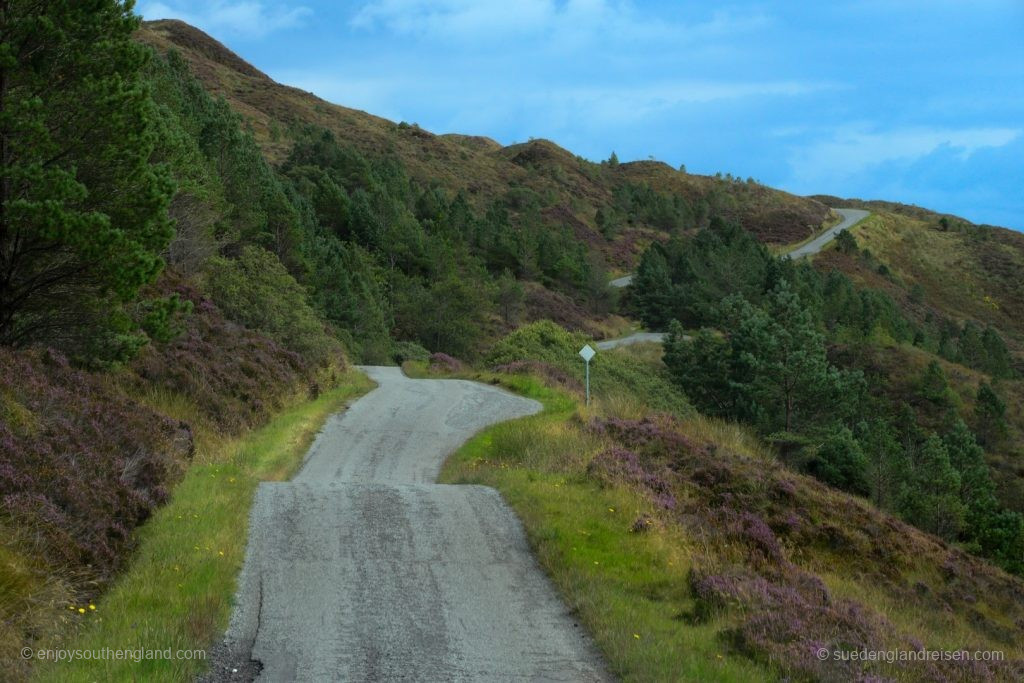 Die unglaublich spannende Straße nach Kylerhea auf der Isle of Skye