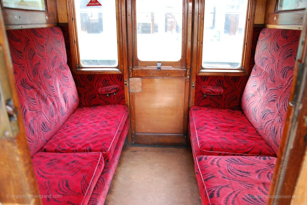 Kent & East Sussex Railway - in the carriage