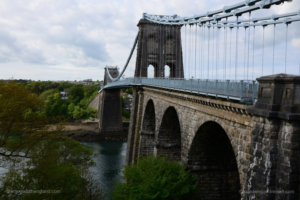 Die Tellford Bridge nach Anglesey