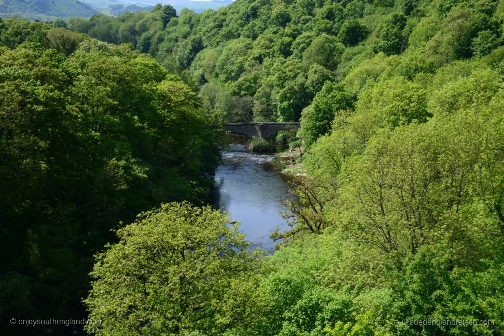 Blick vom Pontcycyllte Aqueduct