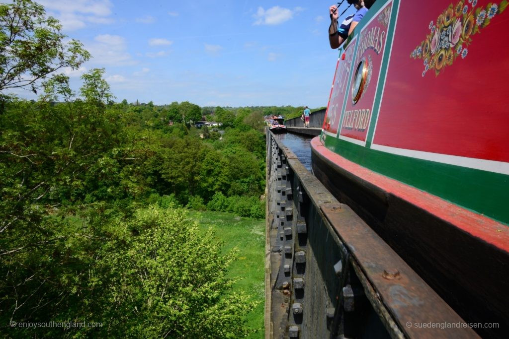 Bootsfahrt auf dem Pontcycyllte Aqueduct