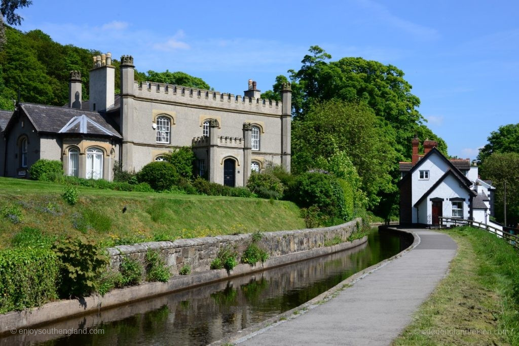 am Kanal in Llangollen