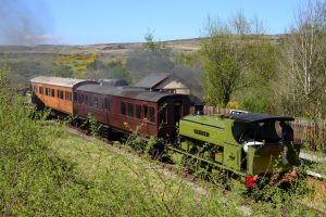 Die Blaenavon-Steam-Railway hat ihren Ausgangspunkt beim Big Pit
