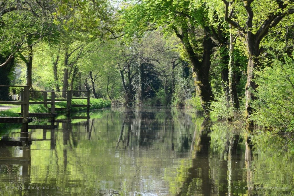 idyllische Stimmung auf dem Brecon Kanal