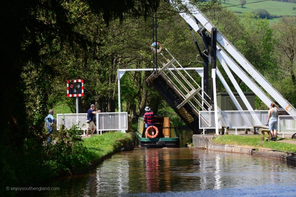 Kanalbrücke in Talybont-on-Usk