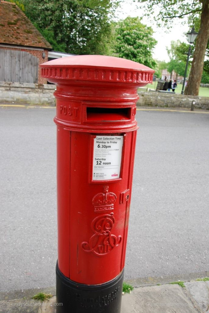 Pillar Box mit Emblem Edward VII